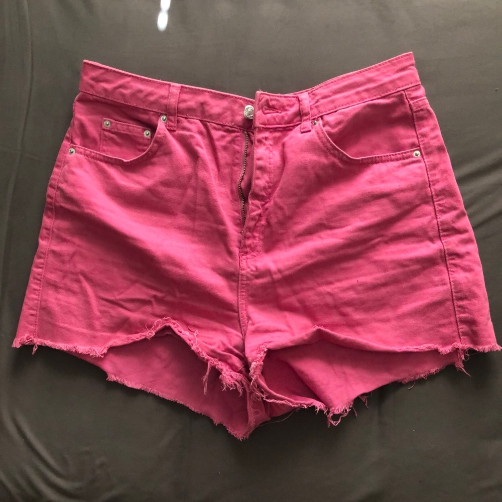 Topshop high waisted Mom shorts size 10